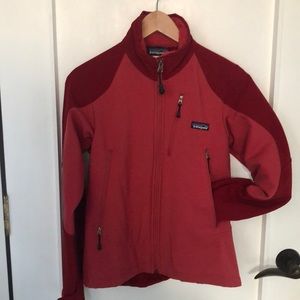 Patagonia water resistant jacket & fleece lining